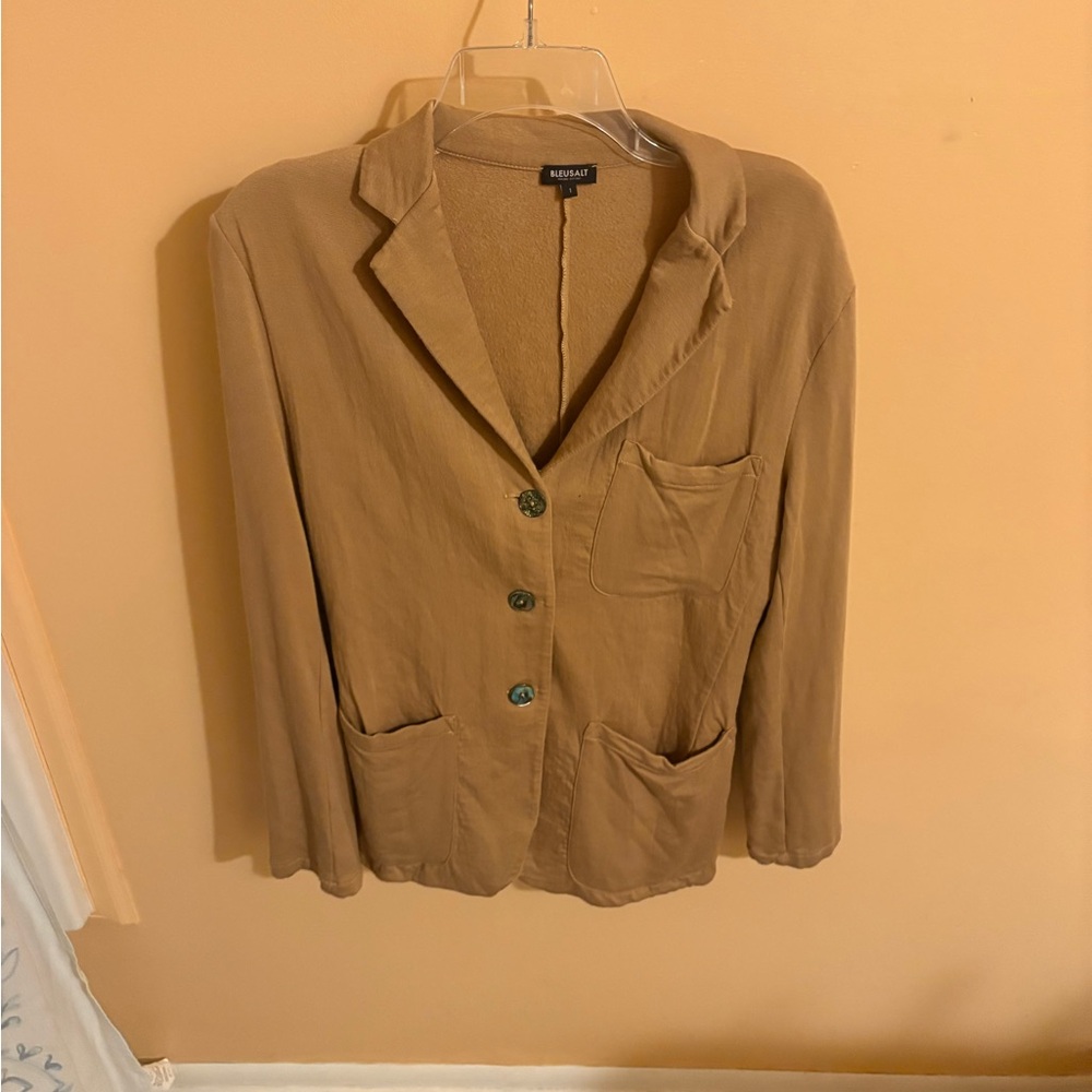 Bleusalt Big Rock Boyfriend Cardigan Blazer - Picture 3 of 6